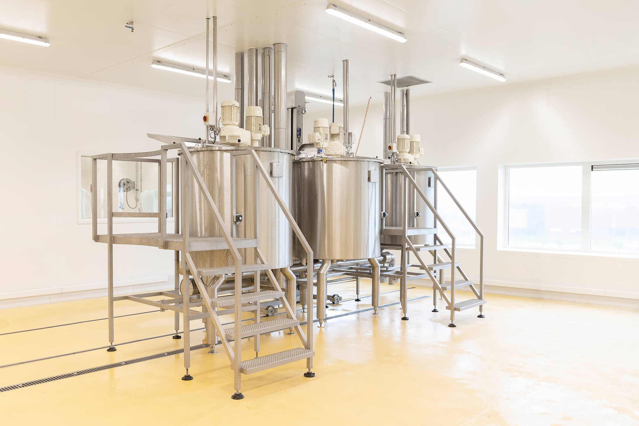 New cooking kettles for Rimboe Sauzen by Gpi De Gouwe Kochanlage