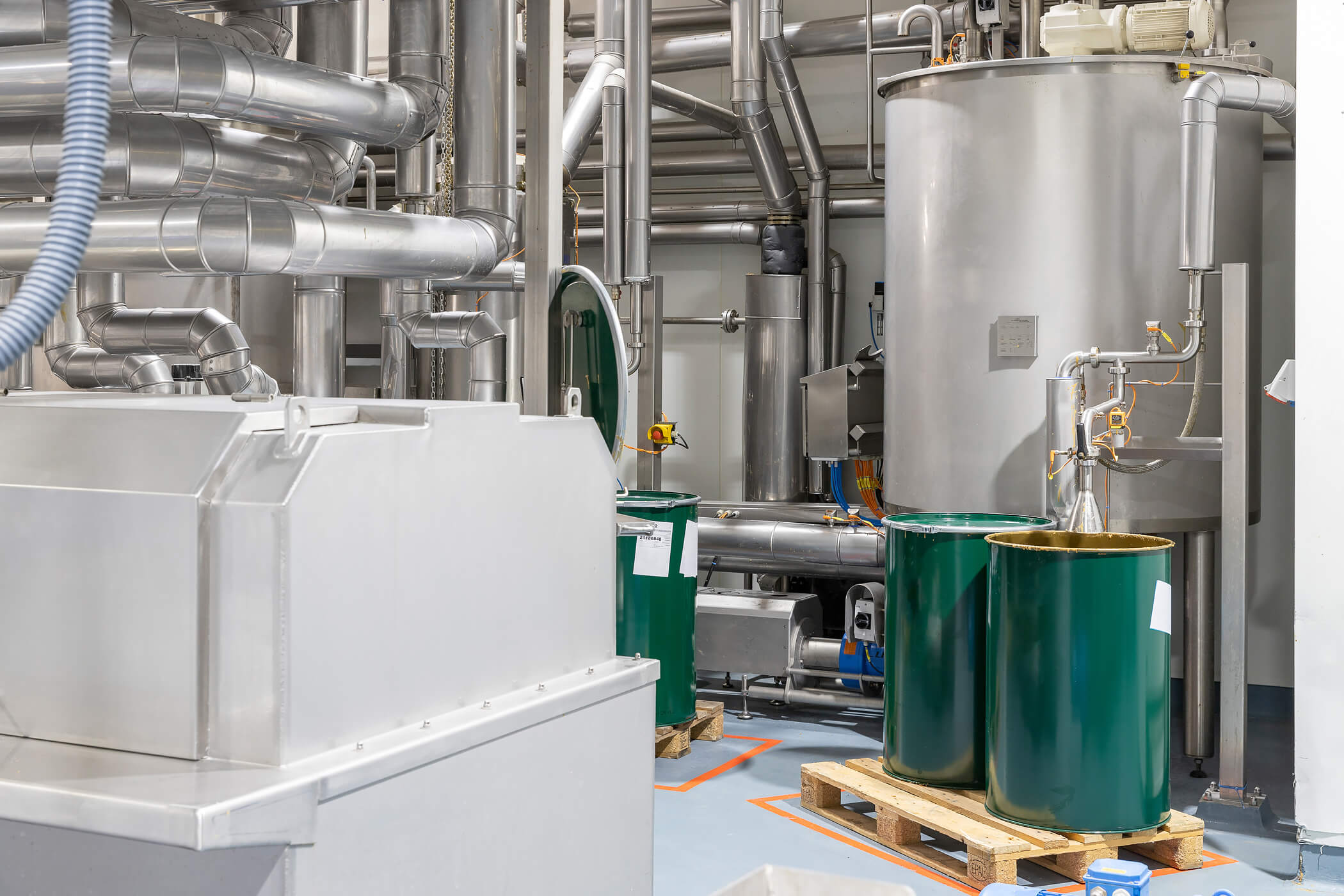 Schmelzbehälter, Lagertanks und Verarbeitungstanks für Intersnack by Gpi De Gouwe Puffertank