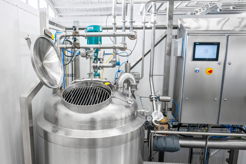 Edelstahl-Mischtank von Gpi für industrielle Misch-, Homogenisierungs- und Produktionsprozesse in verschiedenen Größen.