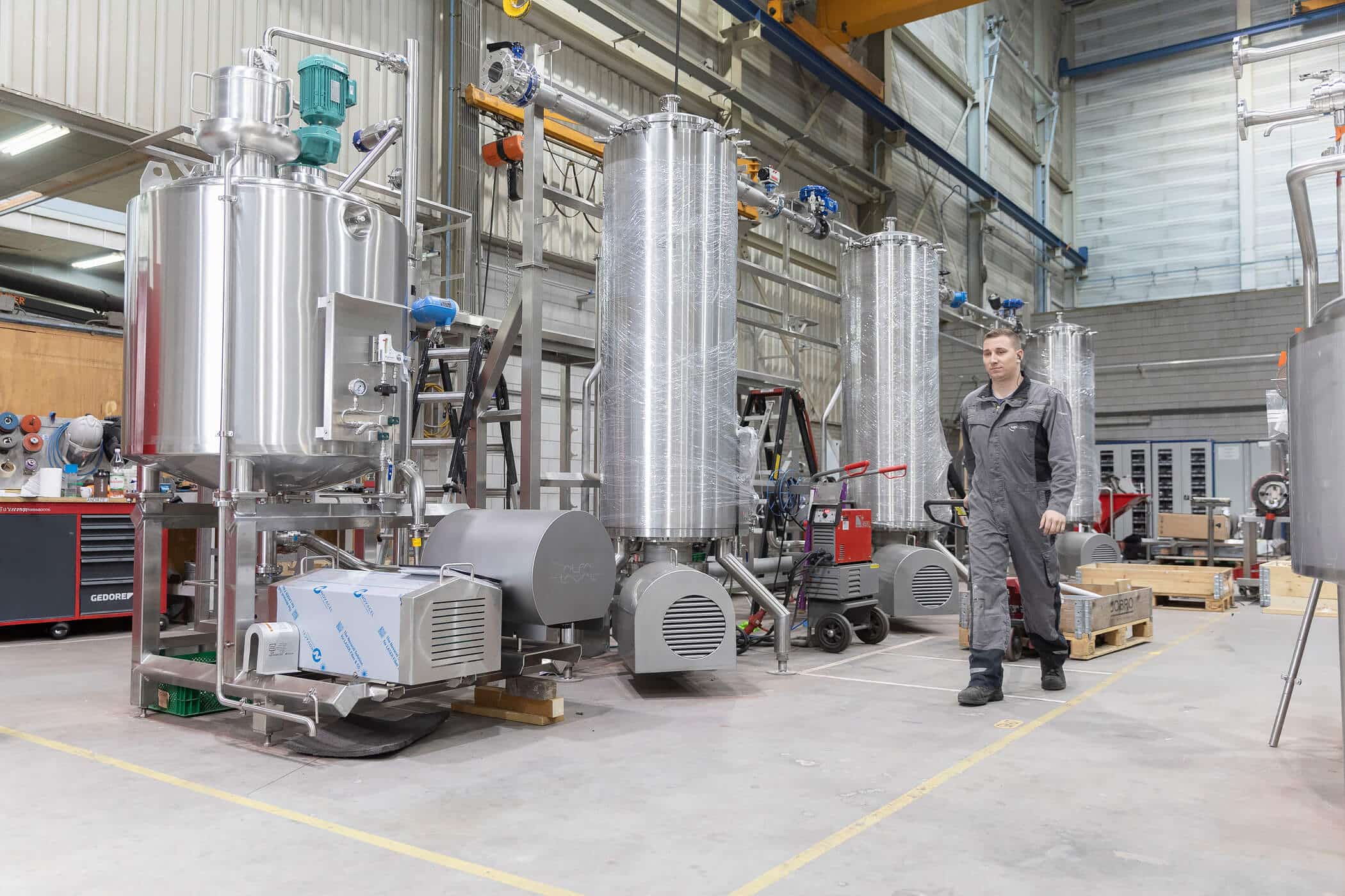 High capacity red sauce processing line for Trinidad by Gpi De Gouwe red sauce processing line